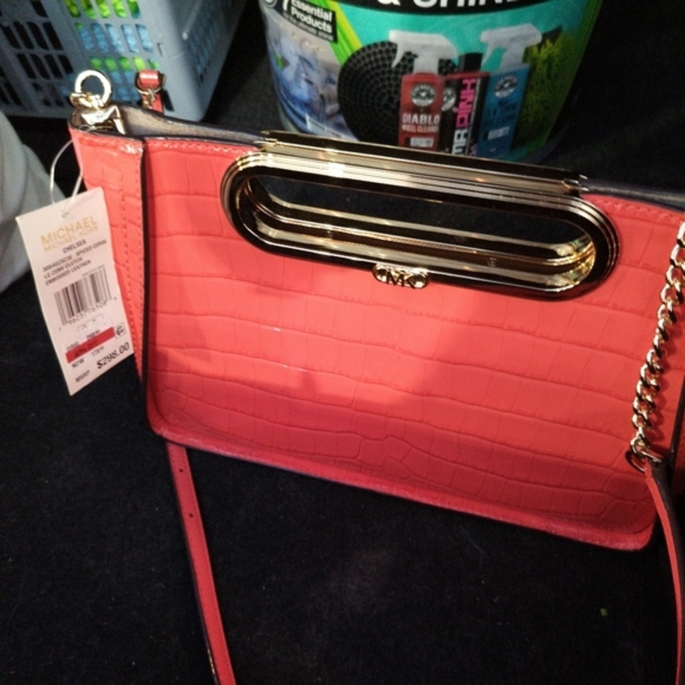 Orange Michael Kor Chelsea Large